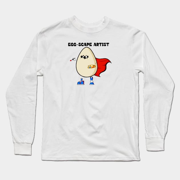 Eggscape Artist Long Sleeve T-Shirt by Art by Nabes